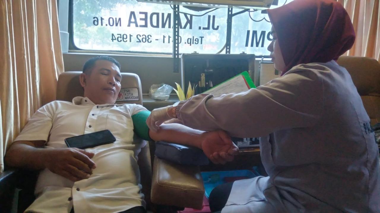 Gambar UKK KSR UIN Alauddin Adakan Kegiatan Donor Darah