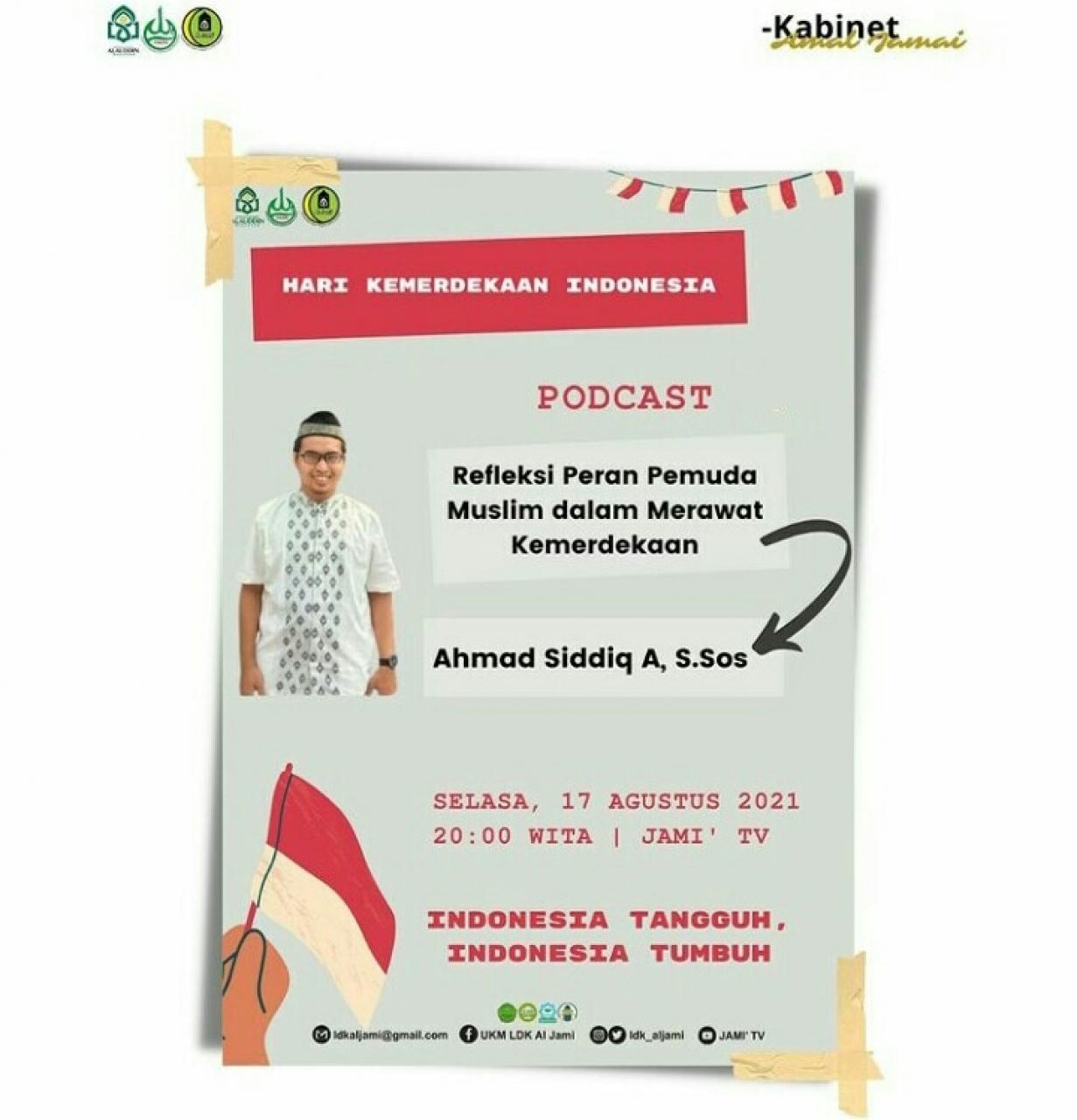 Gambar UKM LDK Al-Jami UIN Alauddin Bahas Peran Pemuda Muslim dalam Merawat Kemerdekaan