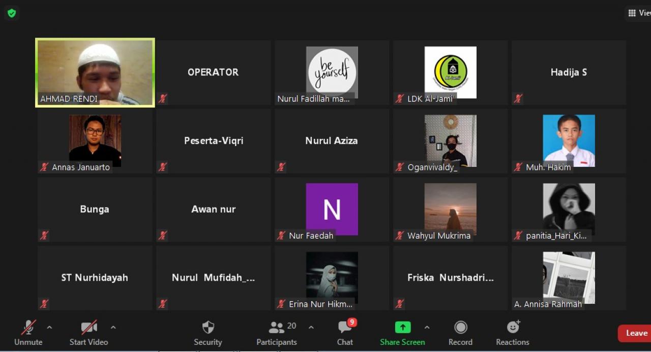 Gambar UKM LDK Al-Jami UIN Alauddin Gelar SPMB Kelas Jurnalistik dan Pelatihan Dai