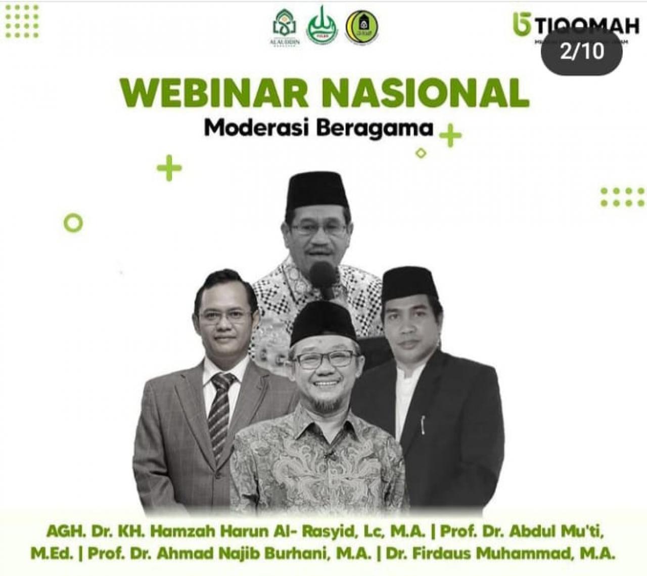 Gambar UKM LDK Al Jami UIN Alauddin Gelar Webinar Nasional Bahas Moderasi Beragama