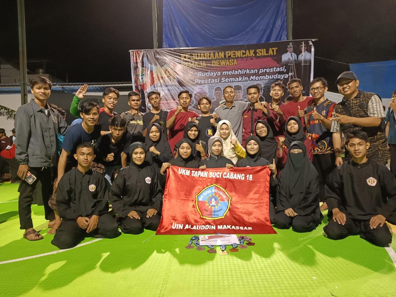 Gambar UKM Tapak Suci UIN Alauddin Borong 7 Medali di AIA Championship Sengkang