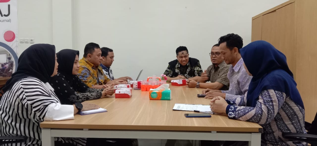 Gambar Universitas Terbuka Tanggerang Studi Banding di Rumah Jurnal UIN Alauddin