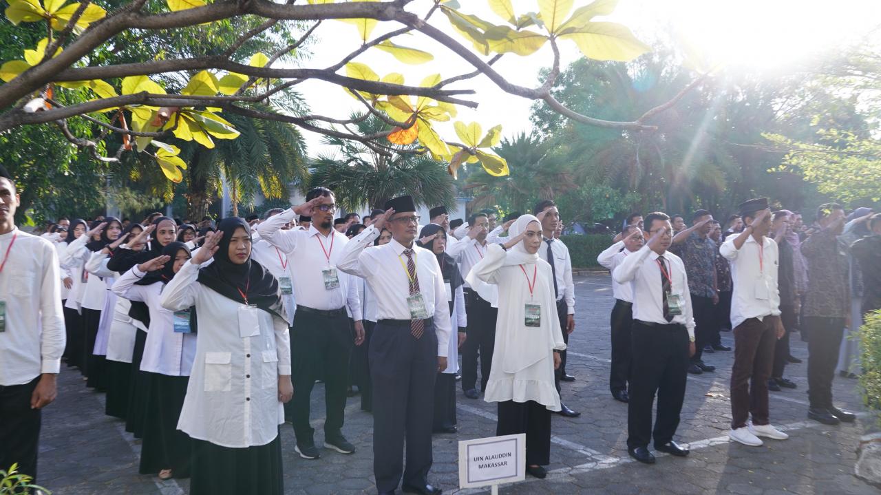 Gambar Upacara HUT RI 78, Peserta SC PKDP UIN Alauddin Diajak Lanjutkan Perjuangan Pejuang Bangsa