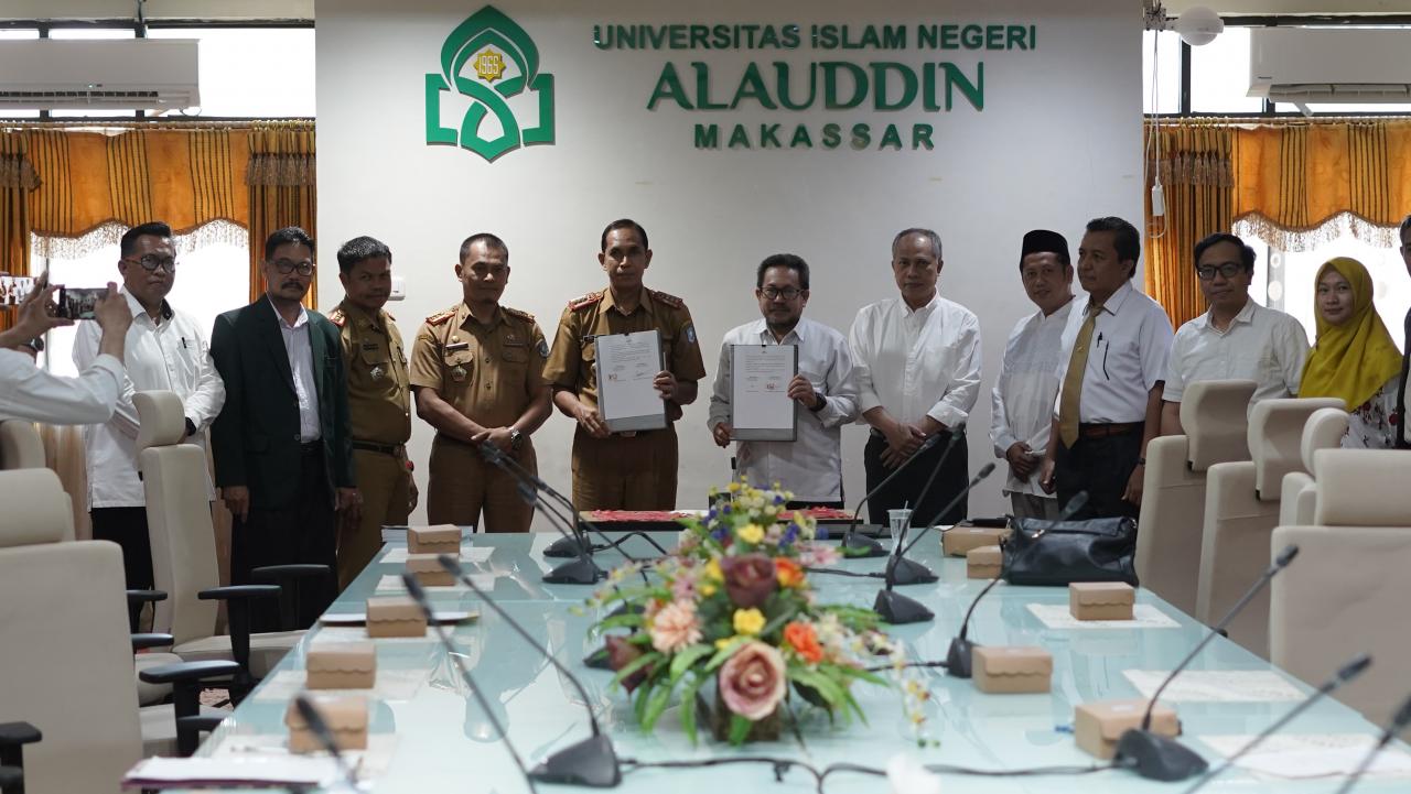 Gambar UPT Perpustakaan Syech Yusuf Teken MoA dengan Dinas Perpustakaan Kabupaten Bulukumba