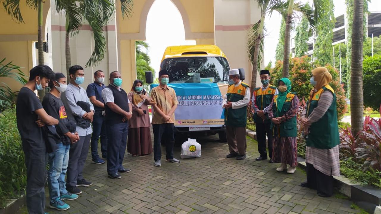 Gambar UPZ Baznas UIN Alauddin Salurkan Bantuan untuk Korban Gempa Sulbar