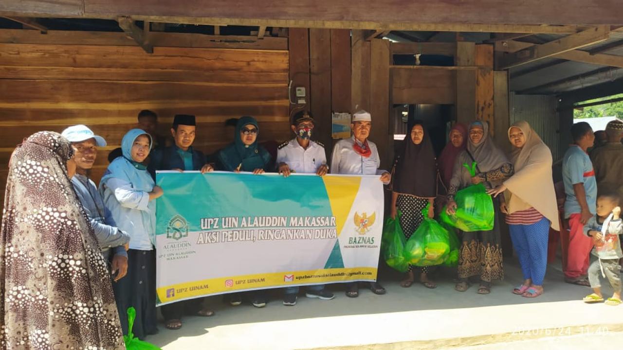 Gambar UPZ UIN Alauddin Makassar Salurkan Bantuan Untuk Korban Longsor di Jeneponto