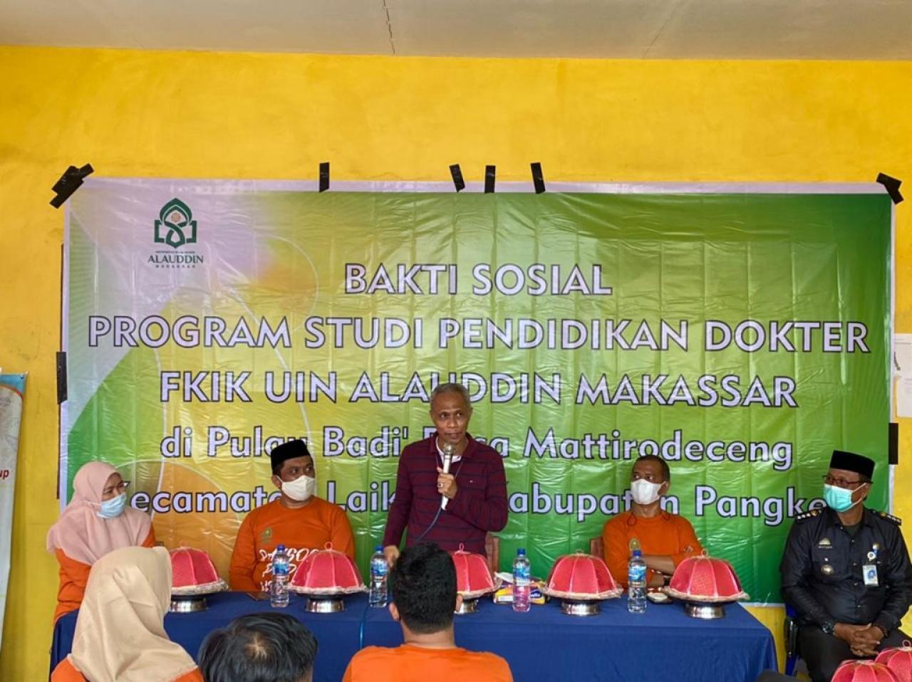 Gambar Wabup Pangkep Apresiasi Baksos Prodi Pendidikan Dokter UIN Alauddin Diwilayahnya