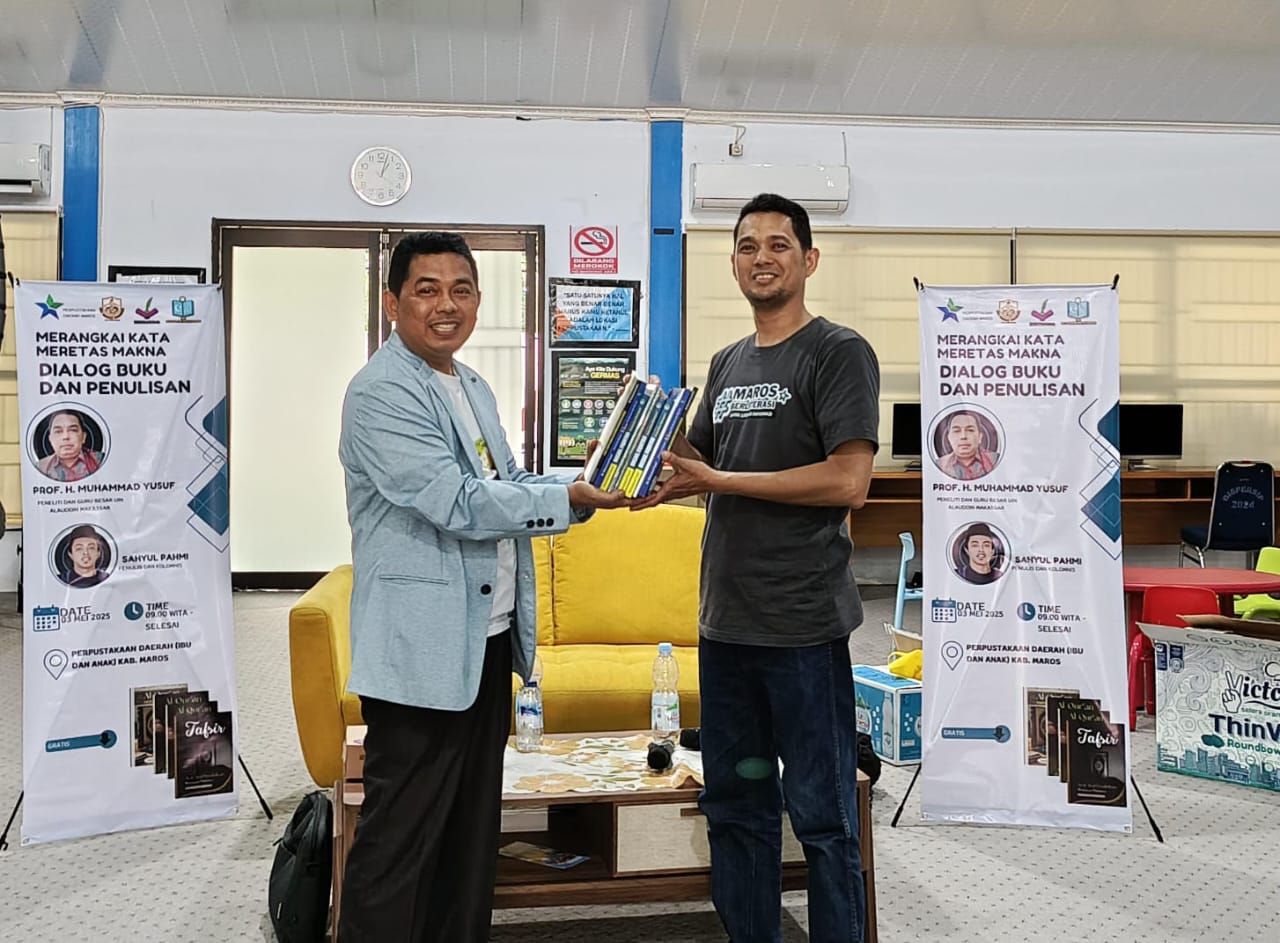 Gambar Wakil Dekan 1 FAH Bahas Pentingnya Literasi pada Dialog Buku dan Penulisan di Maros