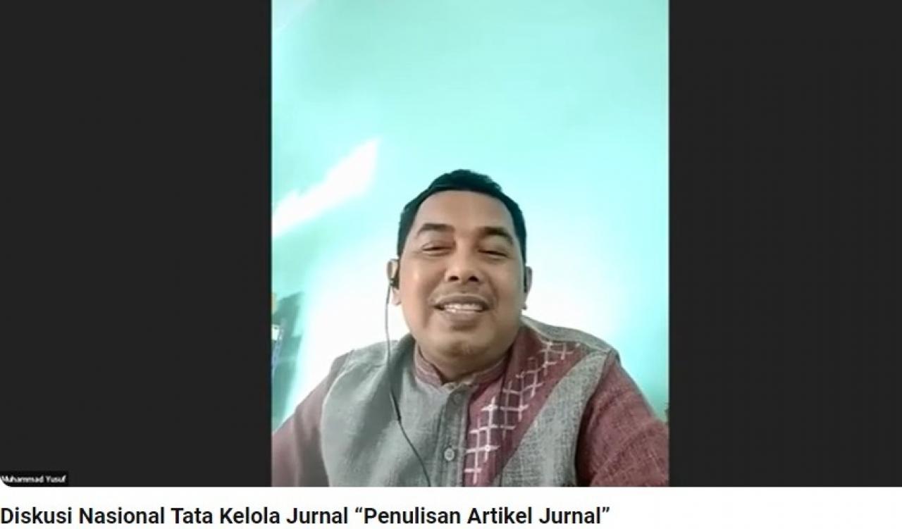 Gambar Wakil Dekan 1 FAH Bahas Pentingnya Meneliti dan Publikasi Melalui Pada Diskusi Nasional RJI