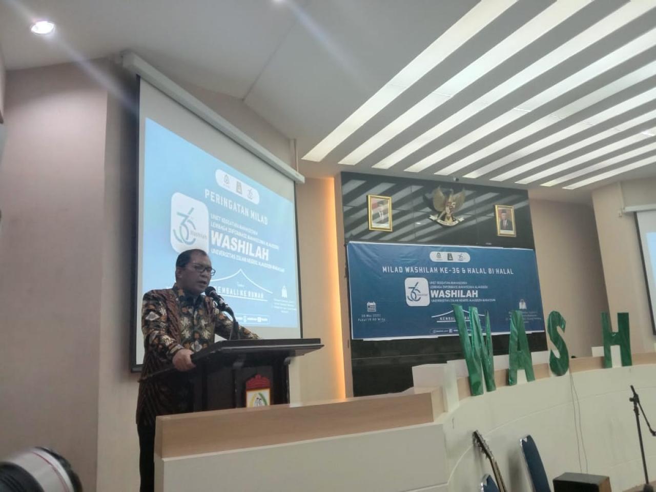 Gambar Walikota Makassar Moh Ramdhan Pomanto Hadiri Perayaan Milad Ke 36 Washilah UIN Alauddin
