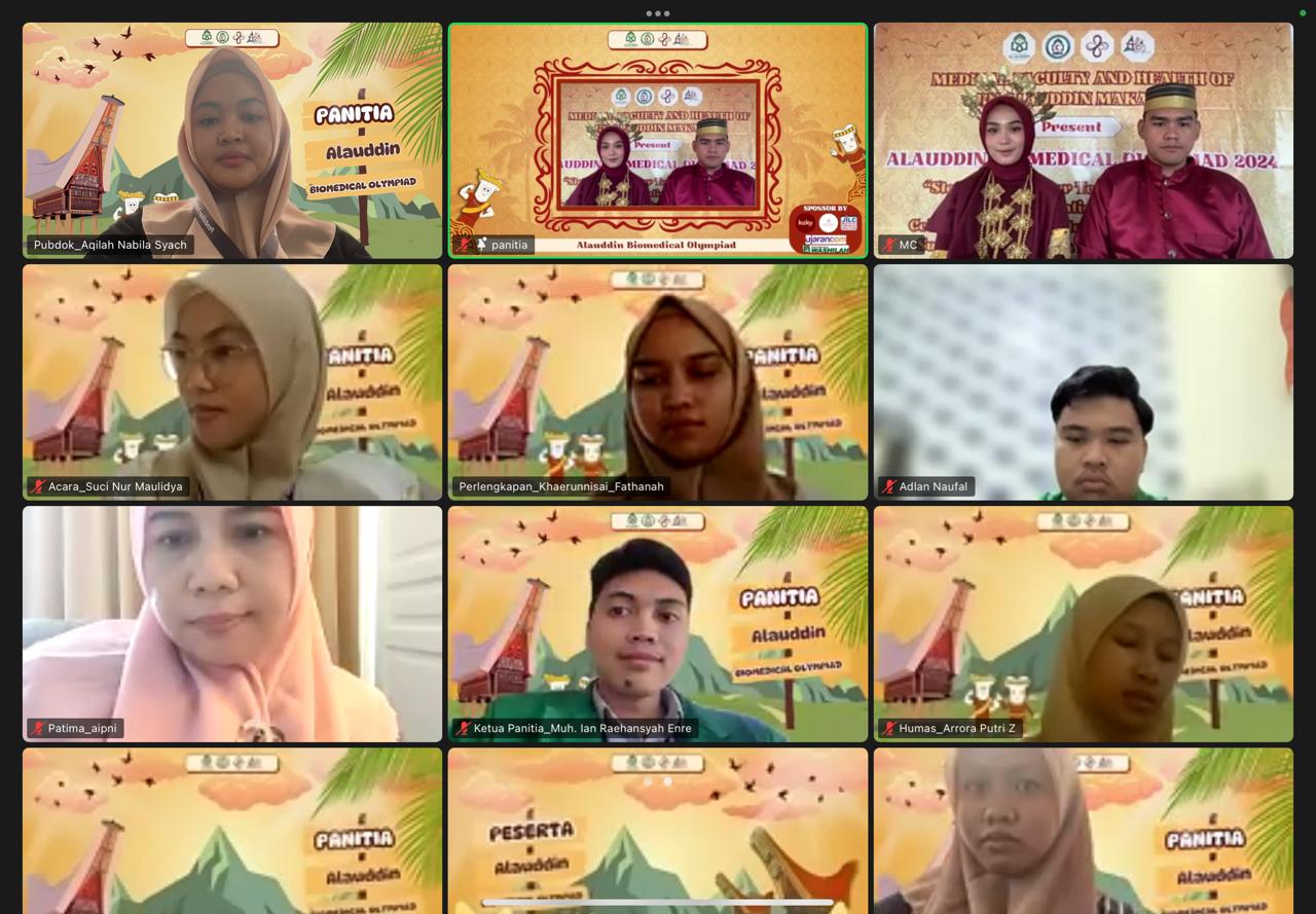 Gambar WD III FKIK Buka Kegiatan Alauddin Biomedical Olympiad 2024