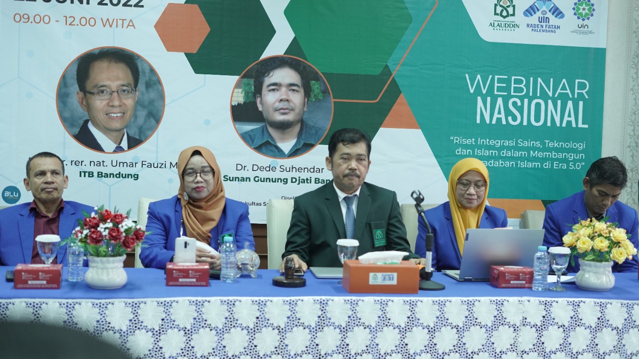 Gambar Webinar Sesi 2 FST UIN Alauddin Bahas Integrasi Saintek dan Islam dalam Membangun Peradaban Era 5.0