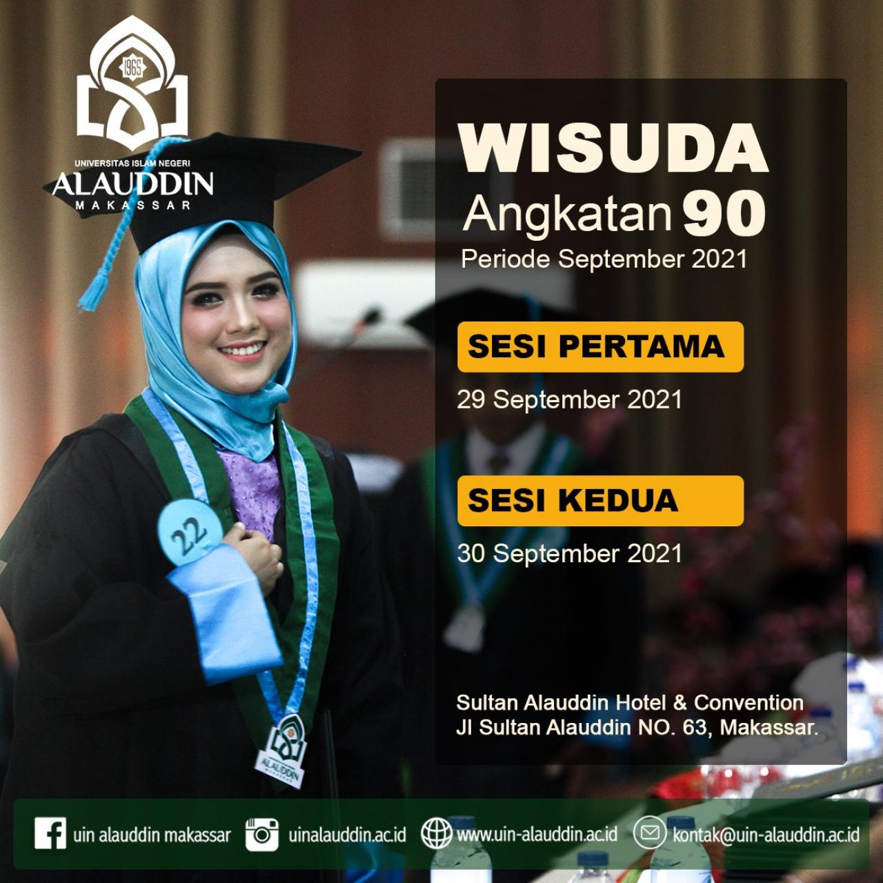 Gambar Wisuda Periode September 2021 UIN Alauddin Masih Daring dan Luring