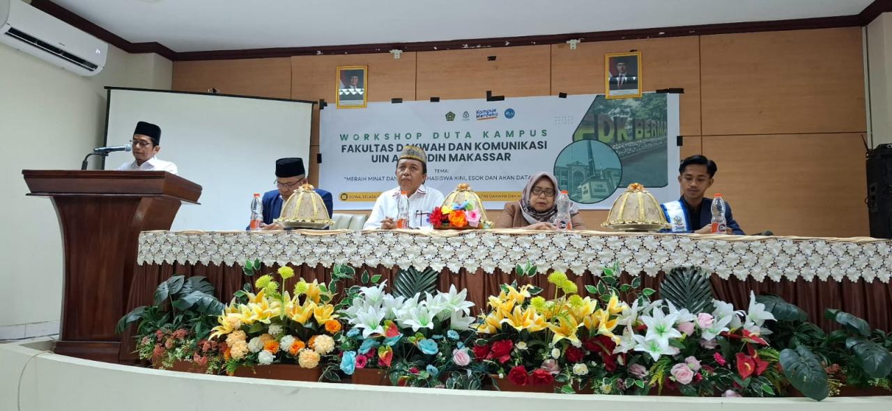 Gambar Workshop Duta Kampus FDK UIN Alauddin Jadi Wadah Dalami Minat dan Bakat Mahasiswa