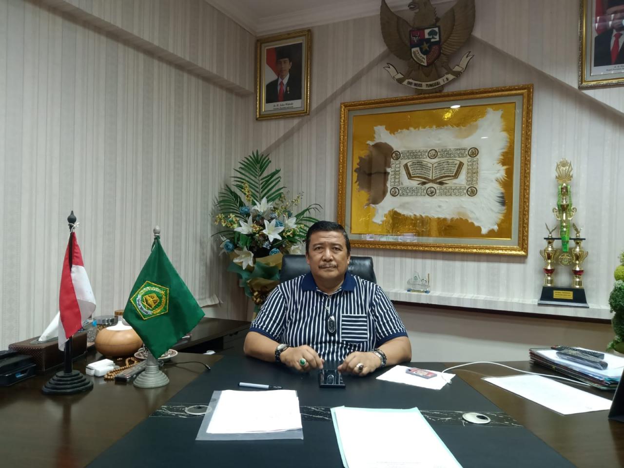 Gambar WR II Imbau Civitas Akademika UIN Alauddin Ikut Vaksinasi Boster