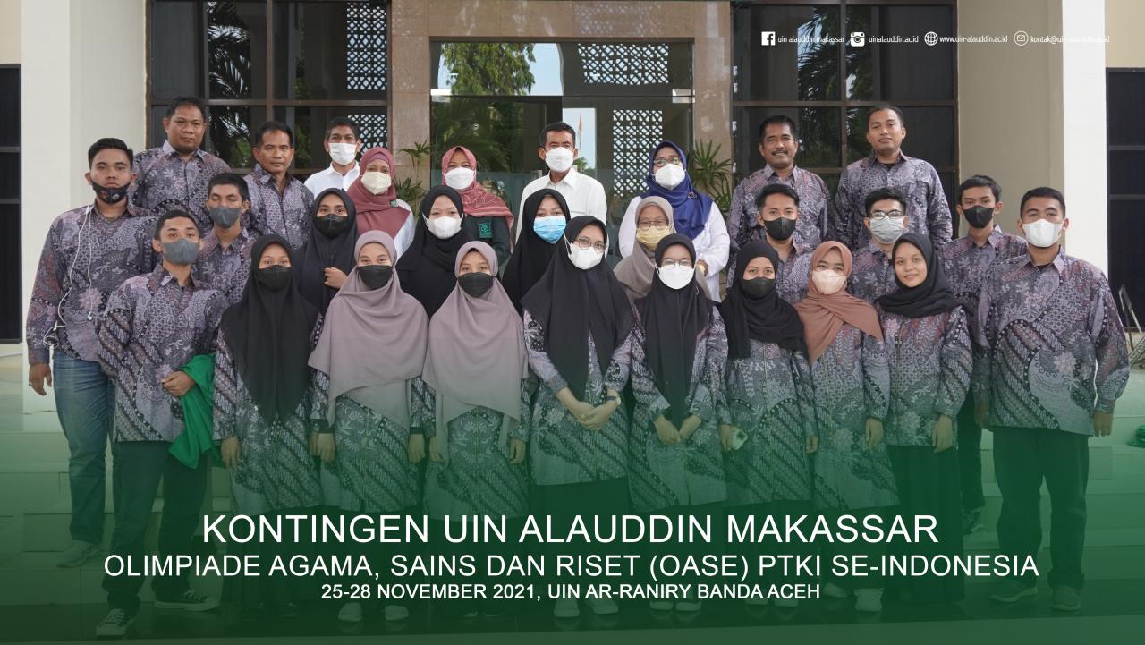 Gambar WR III Lepas Kontingen UIN Alauddin Berkompetisi di OASE PTKI