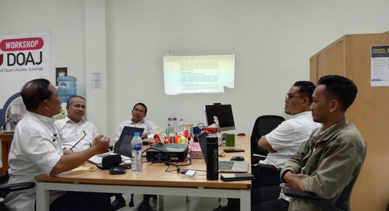 Gambar WR l Pimpin Evaluasi Persiapan Jurnal Lentera Pendidikan Menuju Scopus