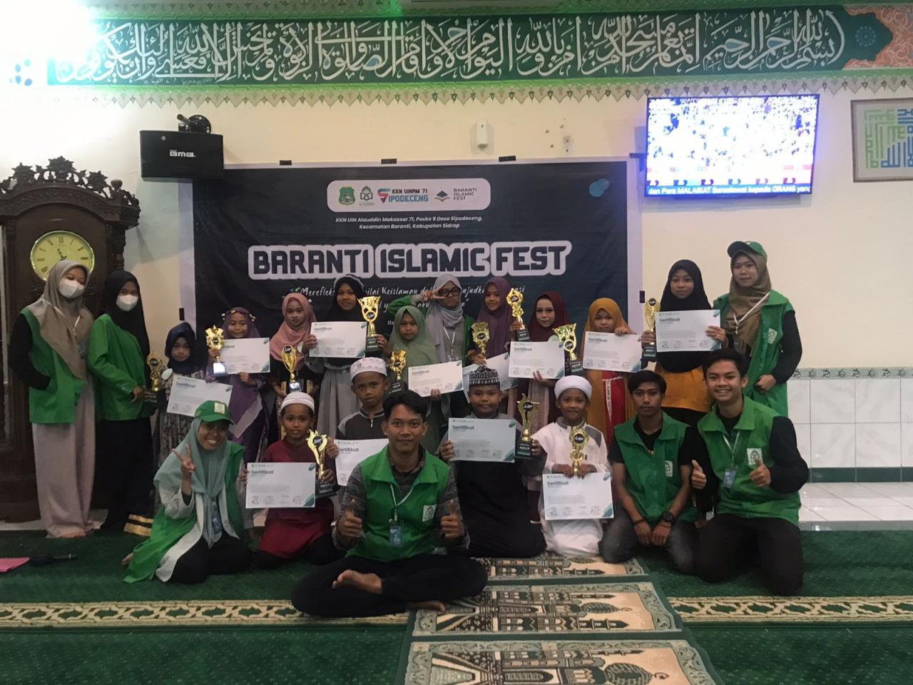 Gambar Wujudkan Generasi Milenial Berakhlak Mulia, KKN UIN Makassar Gelar Baranti Islamic Fest