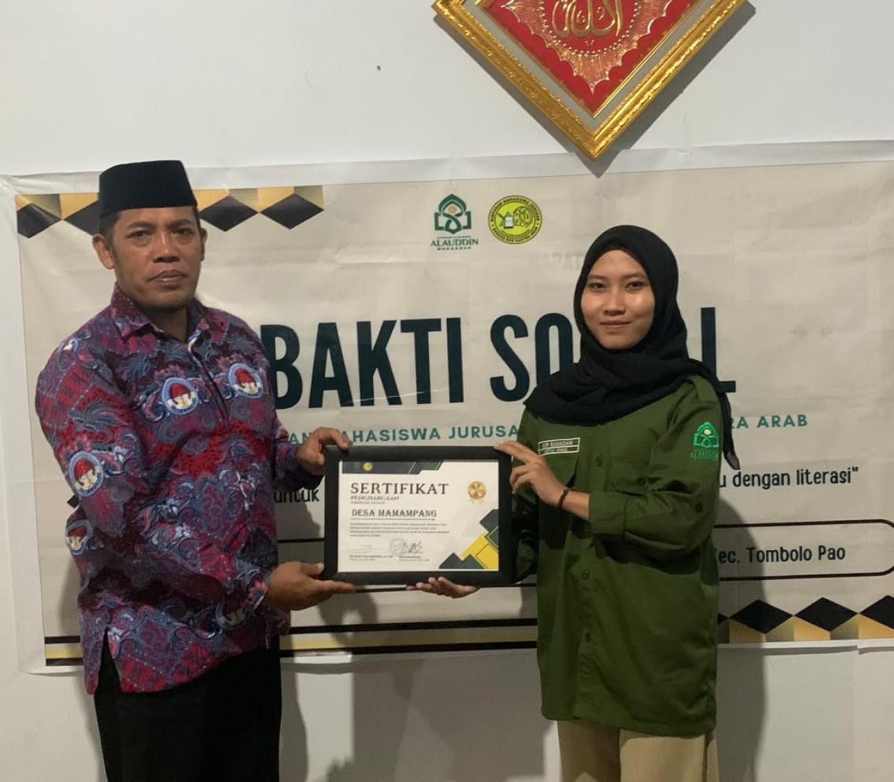 Gambar Wujudkan Masyarakat Maju Melalui Literasi, HMJ BSA Menggelar Bakti Sosial