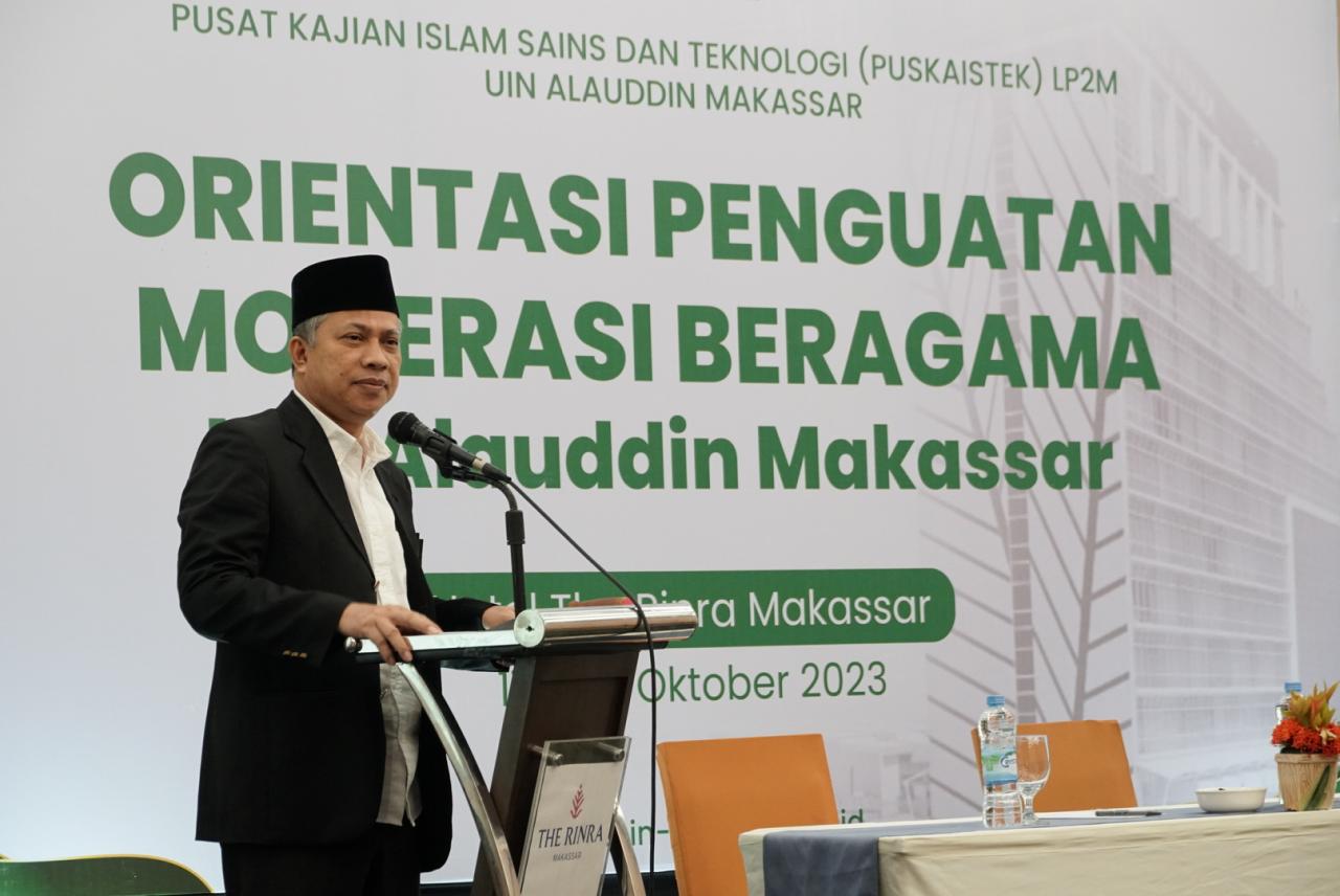 Gambar PUSKAISTEK UIN Alauddin Gelar Orientasi Penguatan Moderasi Beragama
